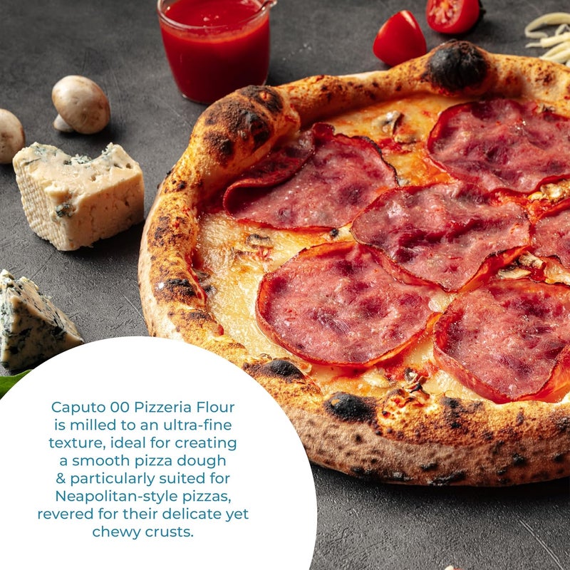 Spicy World Caputo Pizzeria 00 Flour - 2.2 LB Pack of 2 - Image 5